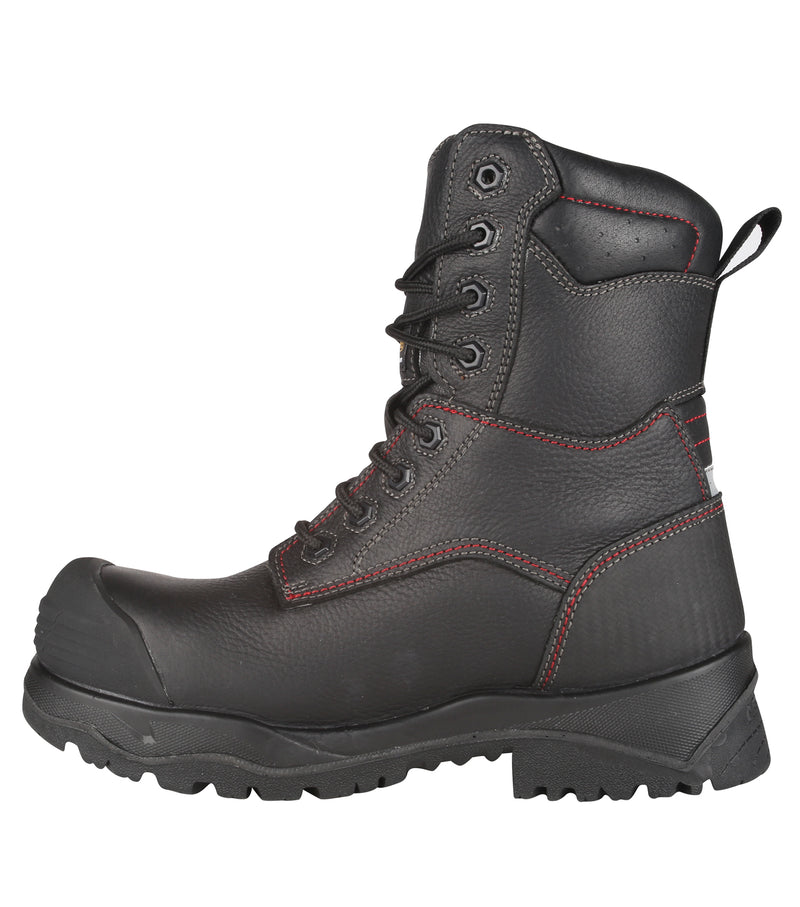 Magnetic, Black | 8'' Insulated Work Boots | 400g Thinsulate 