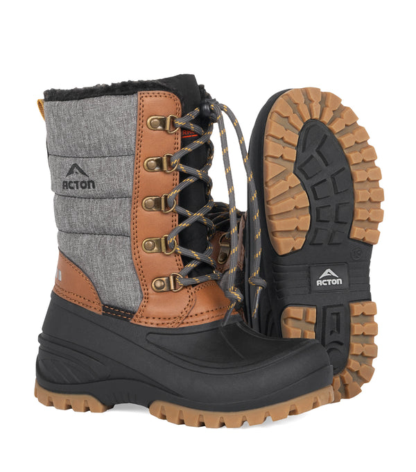 Energy, Tan et Gris | Bottes d'hiver pour enfants