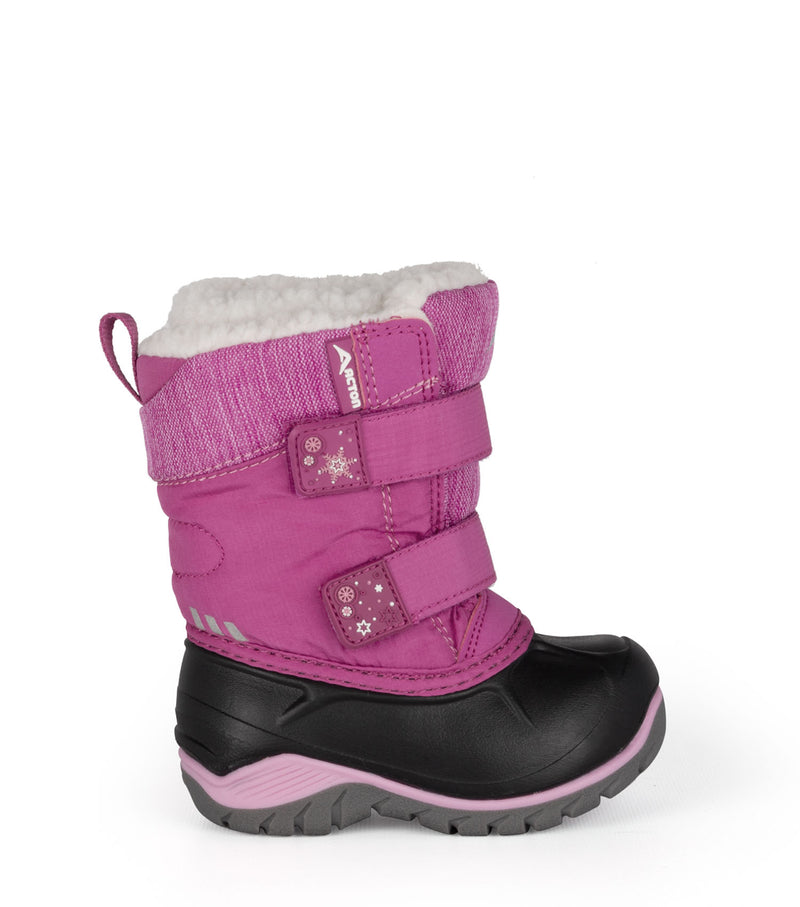 Kiddy, Rose | Bottes d'hiver pour enfants avec feutre amovible