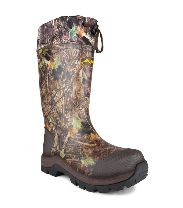 Quest, Camo | Rubber insulated boots with removable felt liner