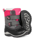 Kiddy, Pink and grey | Kids Winter Boots with Removable Felt