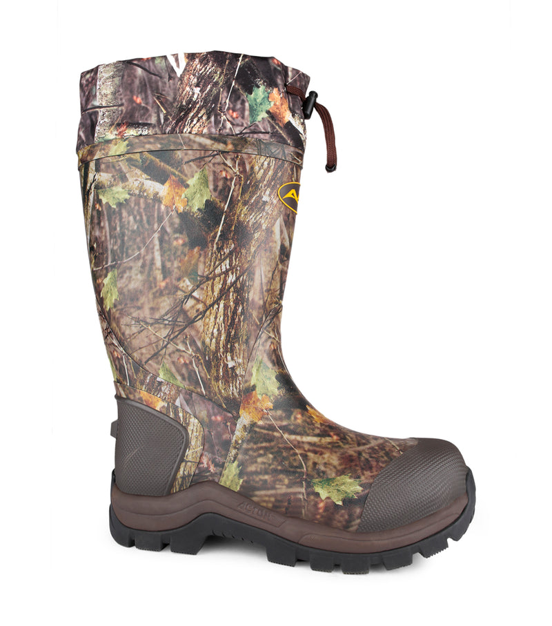 Quest, Camo | Rubber insulated boots with removable felt liner