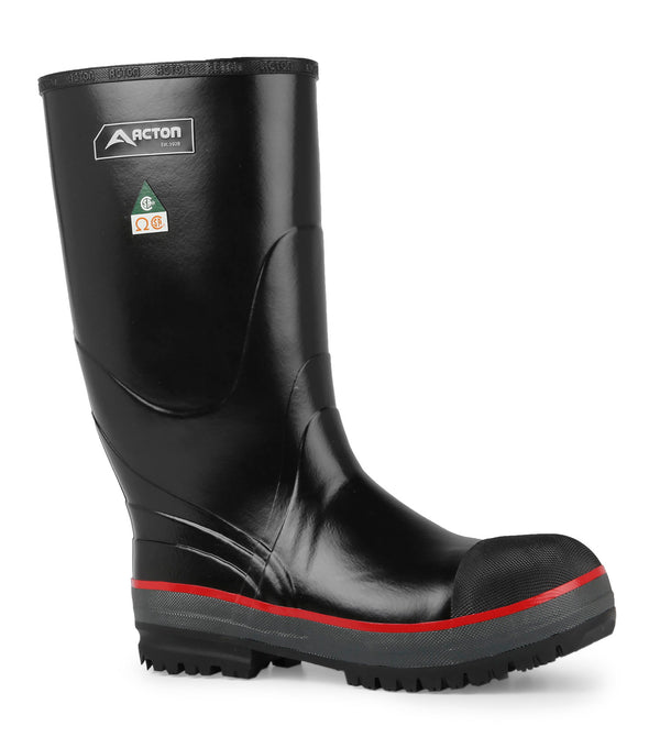 Protecto 2.0, Black | 15'' Waterproof Natural Rubber Work Boots 