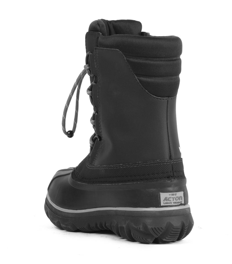 Rock, Black | Kids Winter Boots with Removable Felt