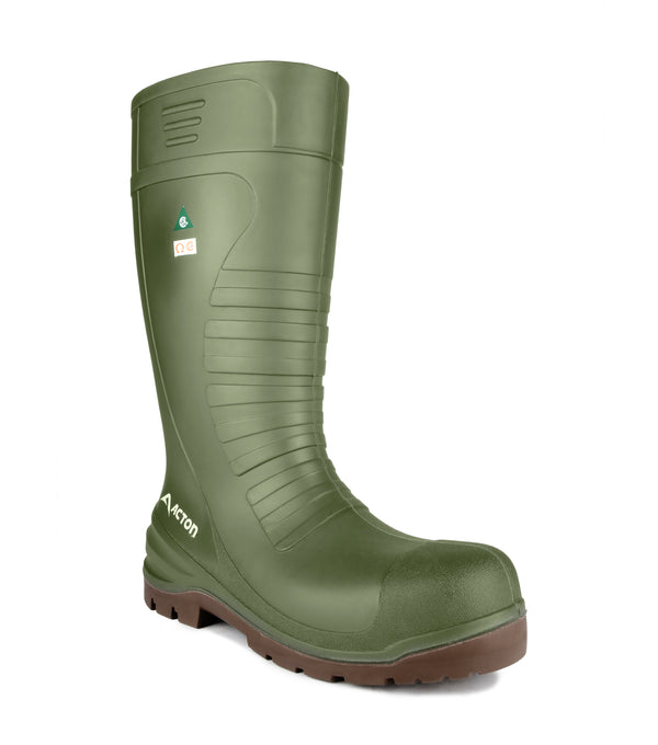 All terrain, Vert | Bottes de travail imperméable 15'' en PU