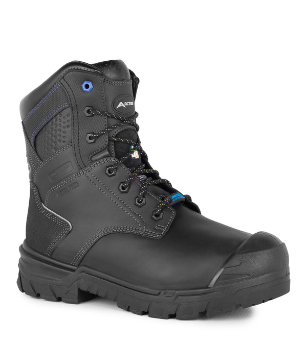 Crusher, Black | 8'' 600g Insulated Work Boots | Flexible Metguard 