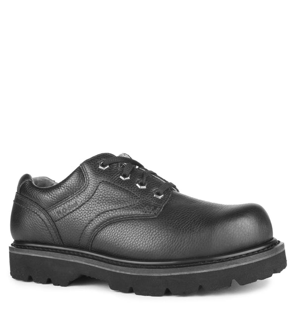 Giant, Black | Leather Work Shoes | Very Wide Fit (WWW)