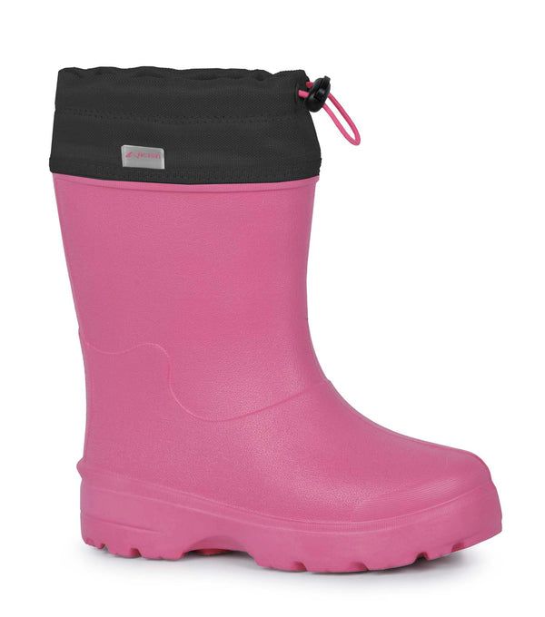 Squishy, Rose | Botte de pluie EVA enfant, doublure amovible isolée