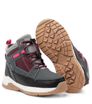 TrailBlazers, Black  and Plum| Mid-Season Hiker Boots for Kids