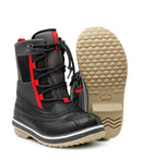 Leo, Grey | Kids Winter Boots with Removable Felt