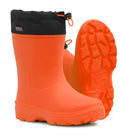 Squishy, Orange | Botte de pluie EVA enfant, doublure amovible isolée