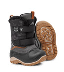 Frosty, Black and brown | Kids Winter Boots with Removable Felt