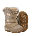 Frosty, Taupe | Bottes d'hiver enfants avec feutre amovible