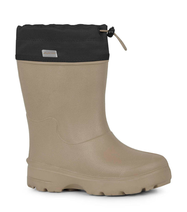 Squishy, Taupe | Botte de pluie EVA enfant, doublure amovible isolée