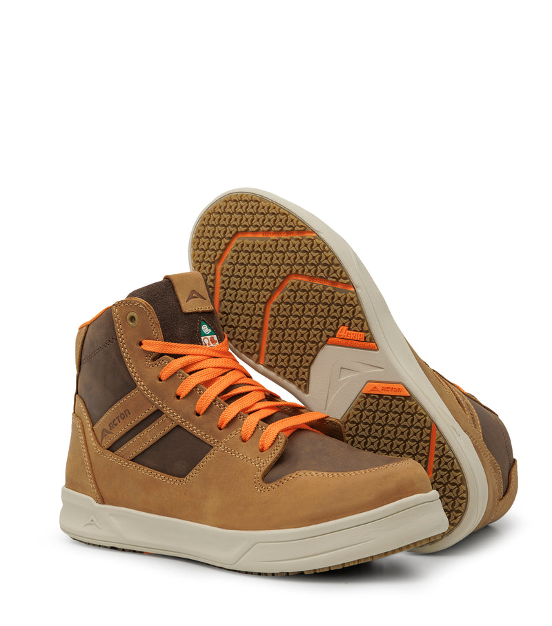 リック Freestyle Kick, Tan | 6'' Urban Work Shoes
