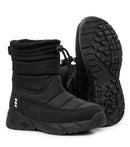 TrailPuffs, Black | Insulated Hiker Boots for Girls