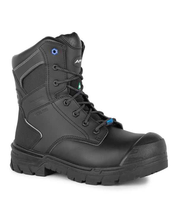 Driller, Black | 8'' Waterproof Work Boots | Flexible Metguard 