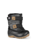 Funky, Black & Grey | Baby Winter Boots with Removable Felt