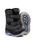 Frosty, Gris et bleu | Bottes d'hiver enfants avec feutre amovible