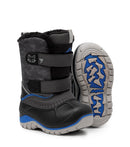 Frosty, Gris et bleu | Bottes d'hiver enfants avec feutre amovible