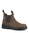 Profile, Brown | 6" Slip On Leather Work Boots 