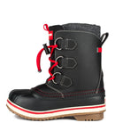Hip Hop, Black | Kids Winter Boots with Removable Felt