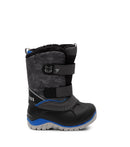 Frosty, Noir et rose | Bottes d'hiver bébé avec feutre amovible