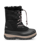 Lolly, Noir | Bottes d'hiver pour enfants avec feutre amovible