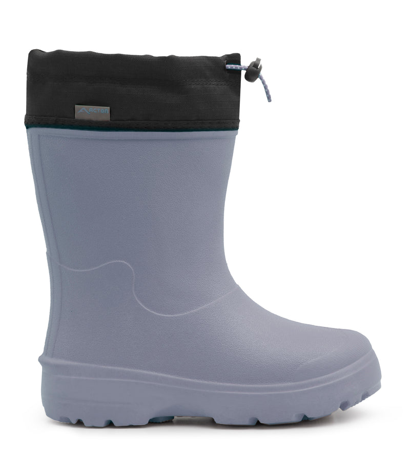 Squishy, Lavander | EVA Kids Rain Boot, Insulated Removable Liner