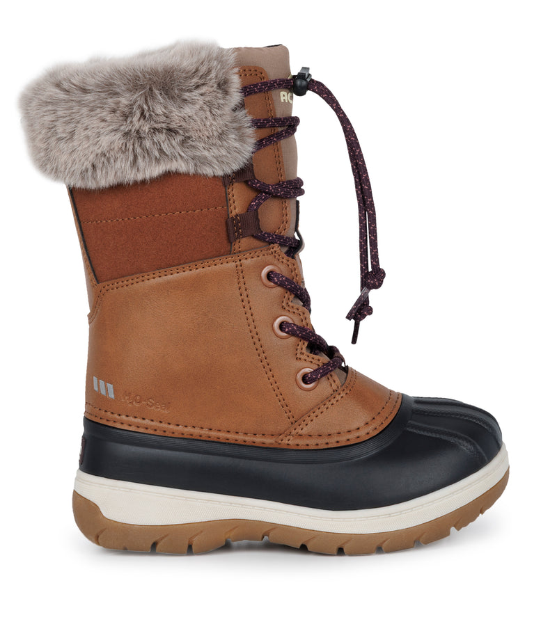 Fizz, Tan | Bottes d'hiver pour enfants avec feutre amovible