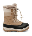 Lolly, Taupe | Kids Winter Boots with Removable Felt