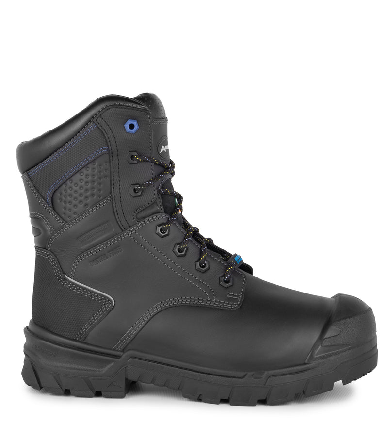 Crusher, Black | 8'' 600 g Insulated Work Boots | Flexible Metguard 