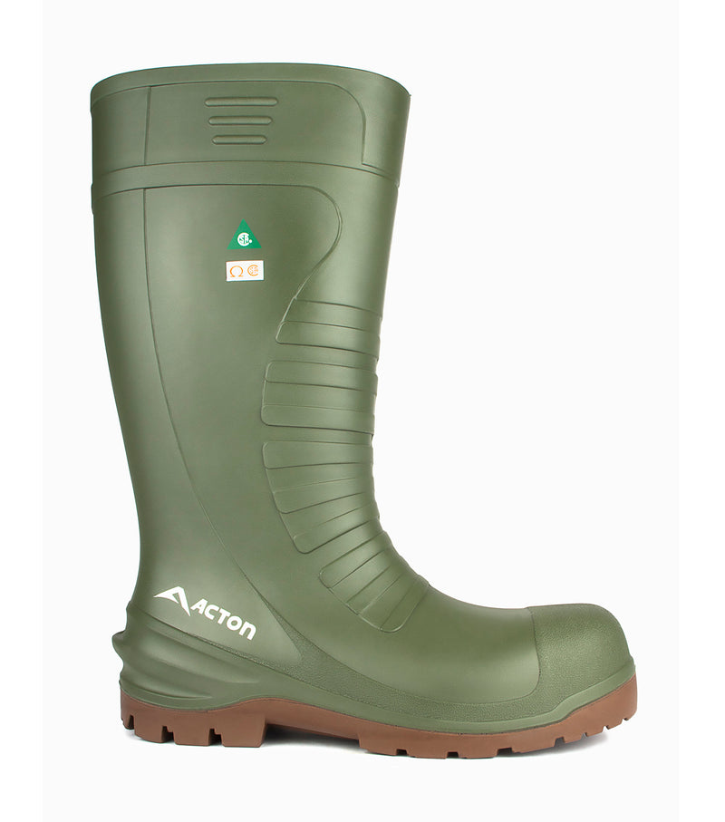 All Terrain, Green | 15'' Waterproof PU Work Boots