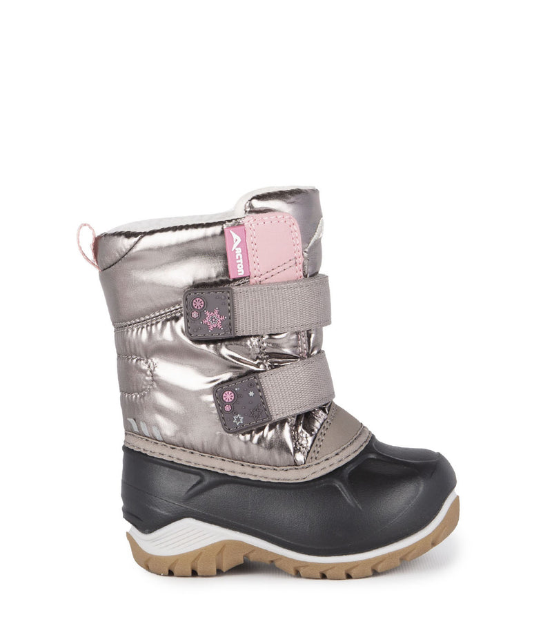 Kiddy, Metallic | Kids Winter Boots with Removable Felt