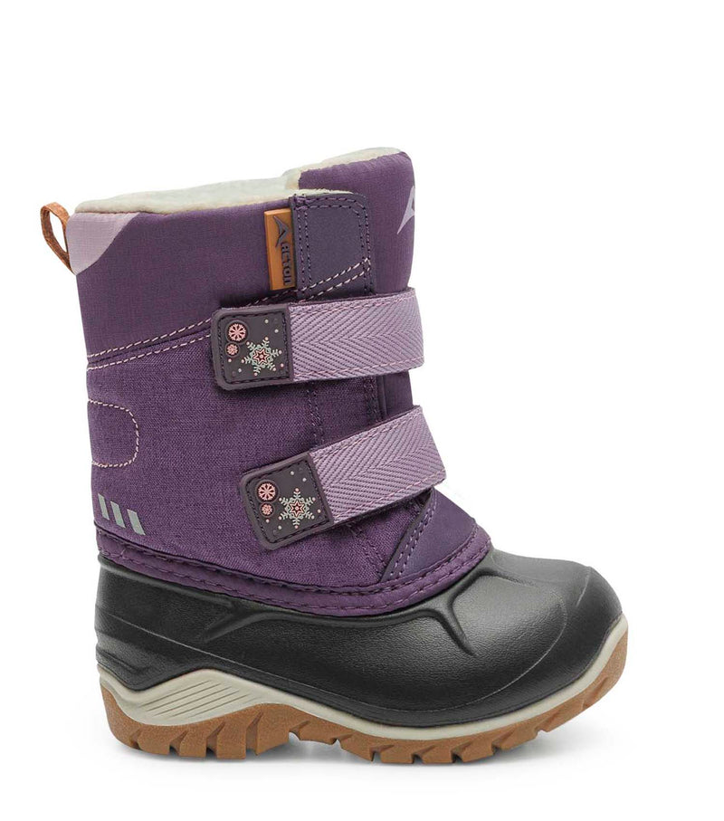 Kiddy, Purple | Kids Winter Boots with Removable Felt