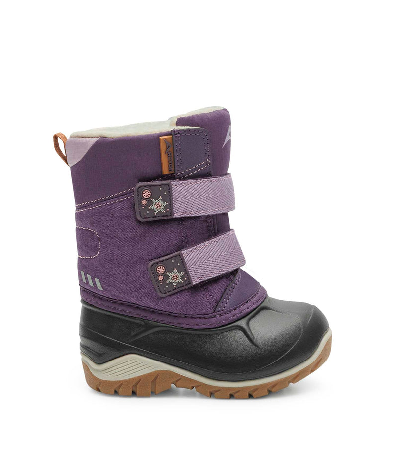 Kiddy, Purple | Baby Winter Boots with Removable Felt