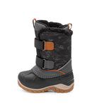 Frosty, Black and brown | Kids Winter Boots with Removable Felt