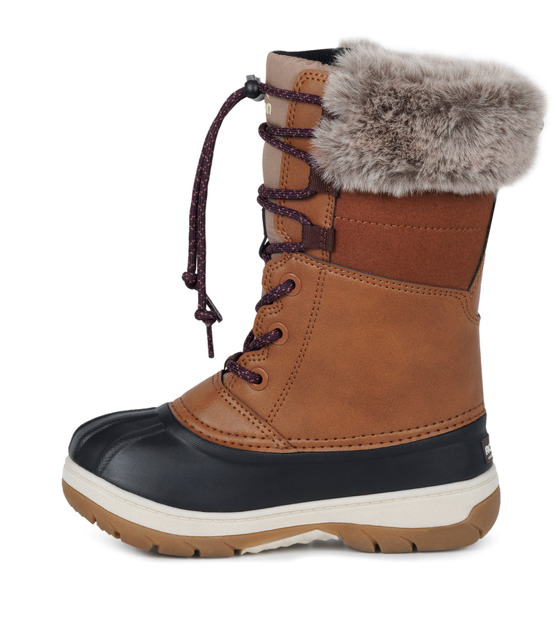 Fizz, Tan | Bottes d'hiver pour enfants avec feutre amovible