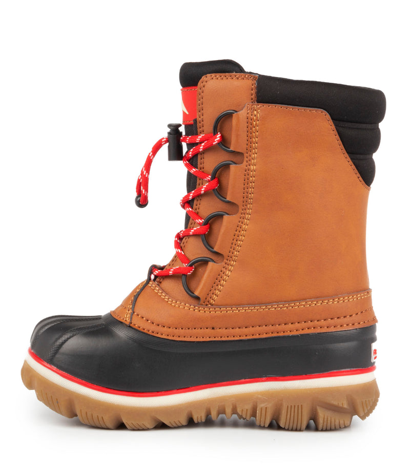 Rock, Tan | Kids Winter Boots with Removable Felt