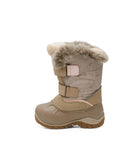 Frosty, Taupe | Bottes d'hiver bébé avec feutre amovible