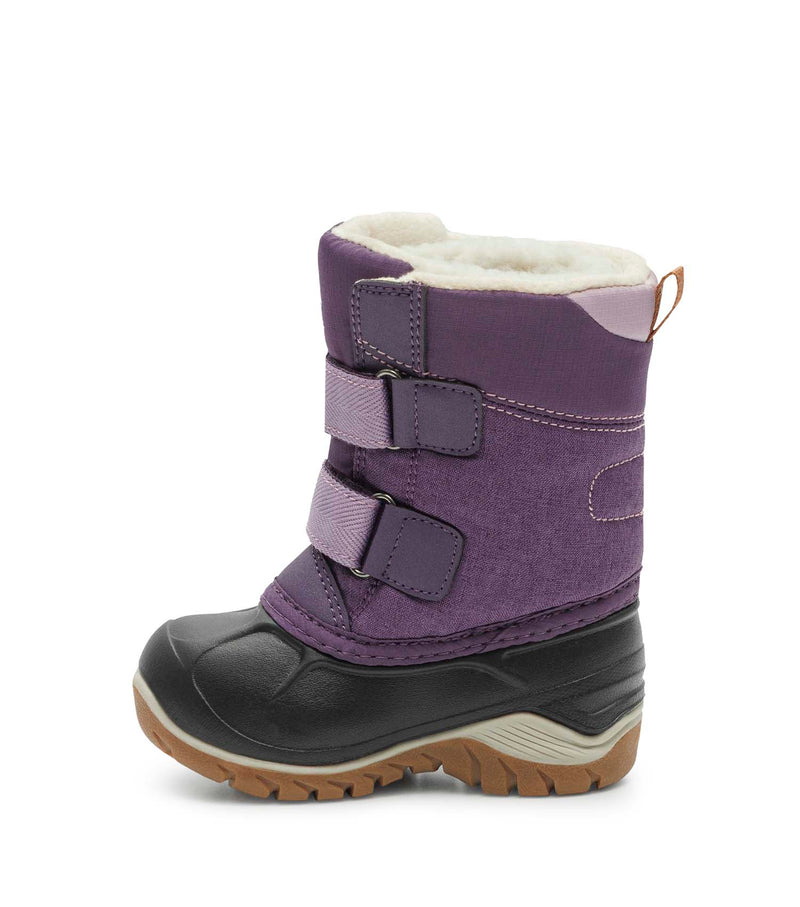 Kiddy, Purple | Baby Winter Boots with Removable Felt