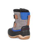 Funky, Gris et bleu | Bottes d'hiver pour enfants avec feutre amovible