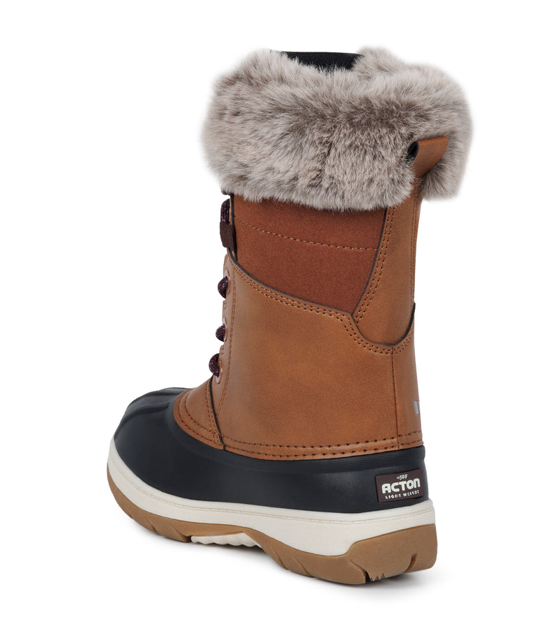 Fizz, Tan | Bottes d'hiver pour enfants avec feutre amovible
