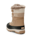 Lolly, Taupe | Kids Winter Boots with Removable Felt