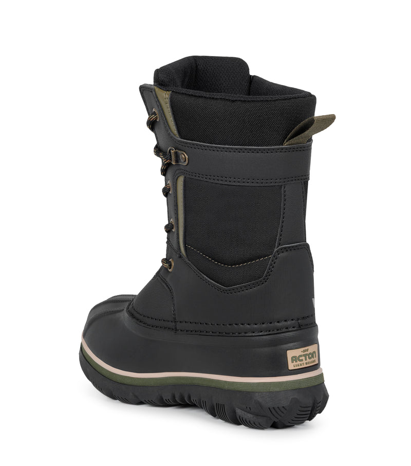 Electro, Noir | Bottes d'hiver pour enfants avec feutre amovible