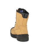 G3M, Tan | Bottes de travail 8" en nubuck | Semelle antidérapante