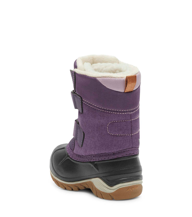 Kiddy, Purple | Baby Winter Boots with Removable Felt