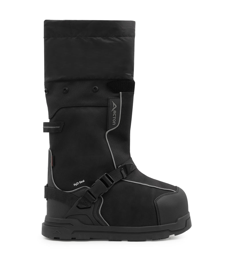 FrostShield Cleats, noir | Couvre-chaussures isolés avec crampons