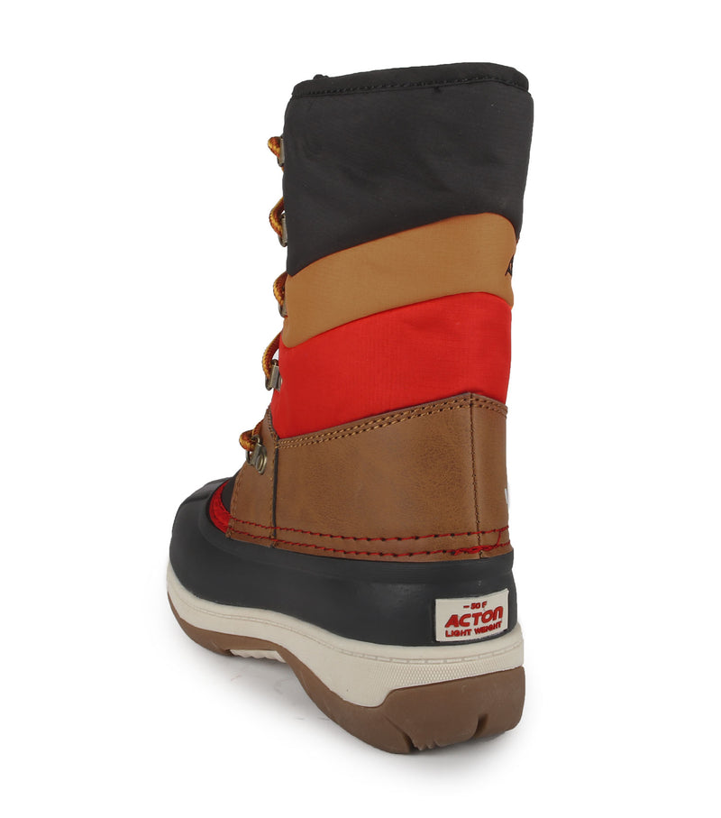 Gummy, Black & Tan | Kids Winter Boots with Removable Felt