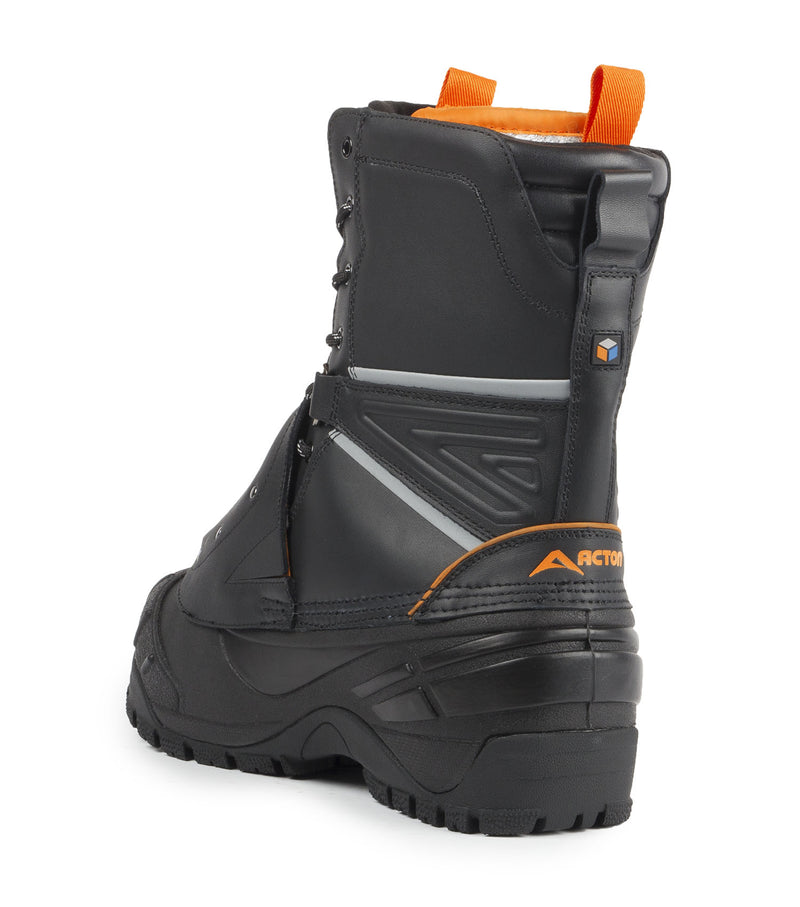 Raider, Black | Winter Work Boots with removable felt liner